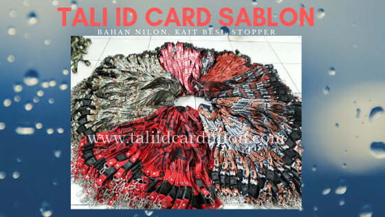 Tali ID Card Sablon Satuan Di Jakarta